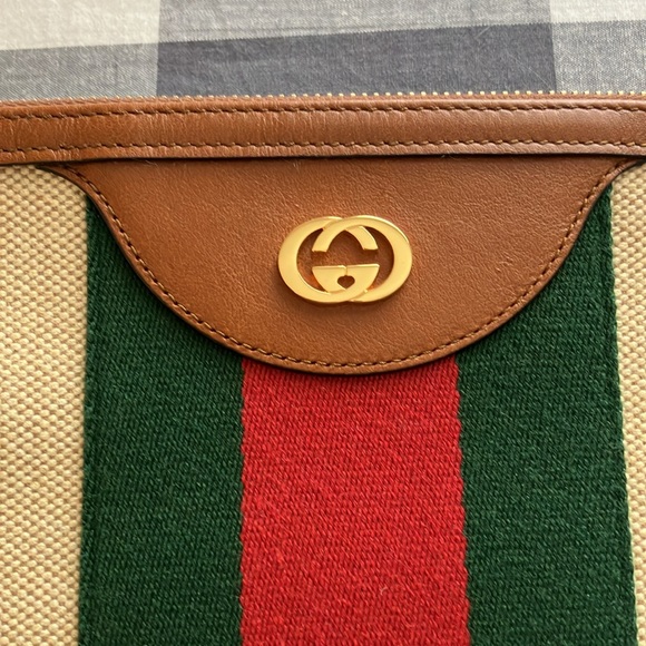MINT Gucci Web Pouch/Wristlet/Clutch - Picture 2 of 8
